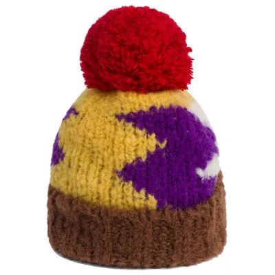 knitted hat Новое поступление Тао Брендовая детская шапка для девочек зимняя мультяшная детская шапка s мальчики шапки теплая вязаная детская шапка эластичность От 2 до 10 лет - Цвет: knitted hat