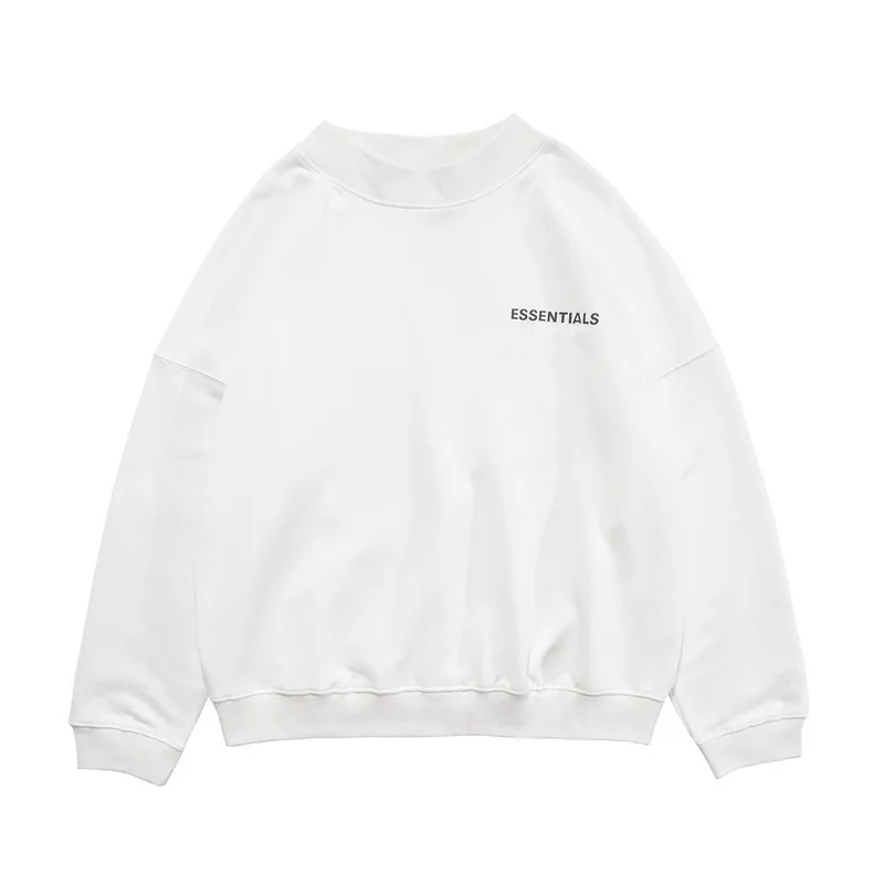 

Essentials Casual Oversized Crewneck Sweatshirt New Hip Hop Streetwear Loose Oversized Comfy O Neck Hoodies Chic Pullover Tops