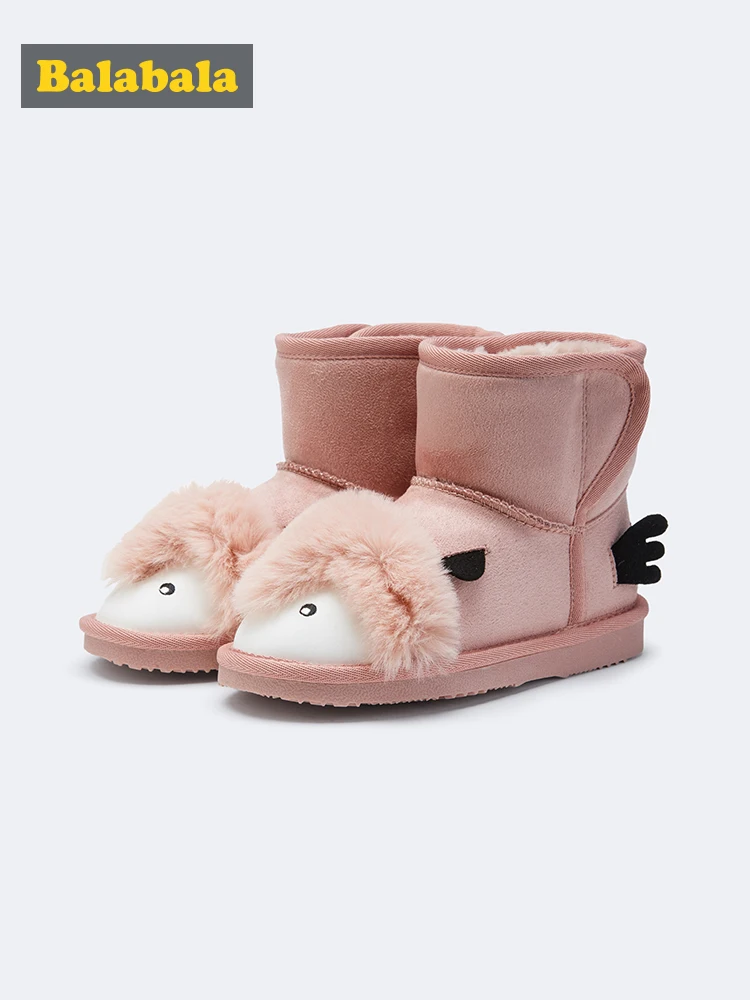 Balabala/короткие ботинки для девочек Детские зимние мальчиков Новинка зимы 2019