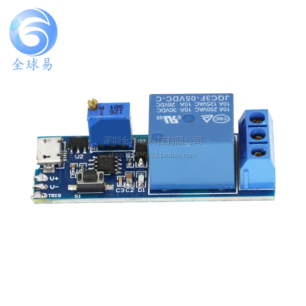 DC 5V-30V микро USB модуль реле задержки триггер 5V 12V 24V | Строительство и ремонт