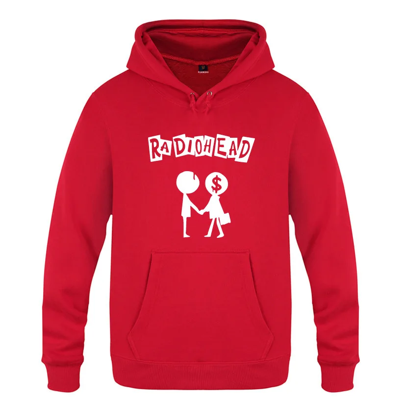 

Radiohead Punk Rock Hoodie Men Fleece Long Sleeve Hooded Sweatshirt Winter Hip Hop Fitness Pullover Streetwear Moleton Masculino