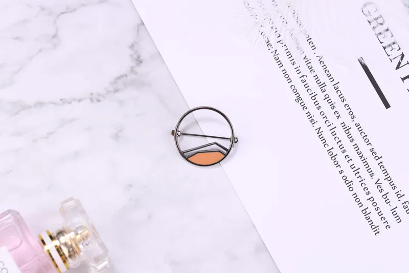 I-Remiel корейская мода булавка жемчужная Геометрическая брошь женский маленький корсаж шарфы Пряжка для женщин шаль-рубашка аксессуары - Окраска металла: 3