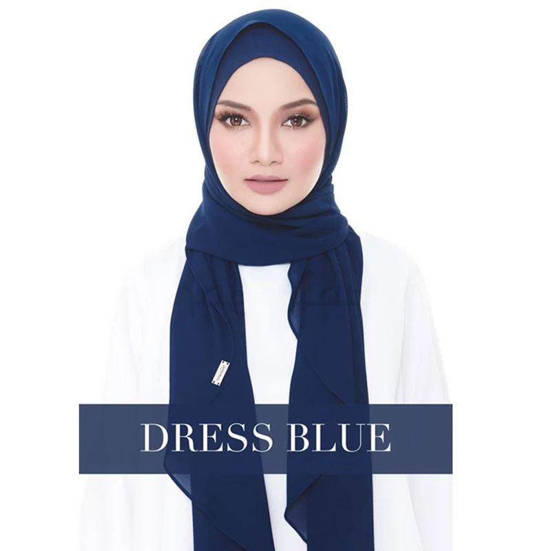 

200*70 cm Abaya Islam Vrouwen Hijaabs Chiffon Inner Hijab Caps Turbante Mujer Sjaal Moslim Lange Tulband Stola Wrap jilbab
