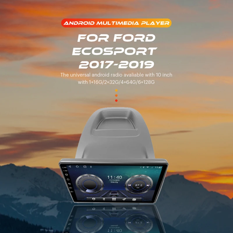 Автомобильный Аудио мультимедийный видеоплеер 2din Android сенсорный экран FM Bluetooth WIFI