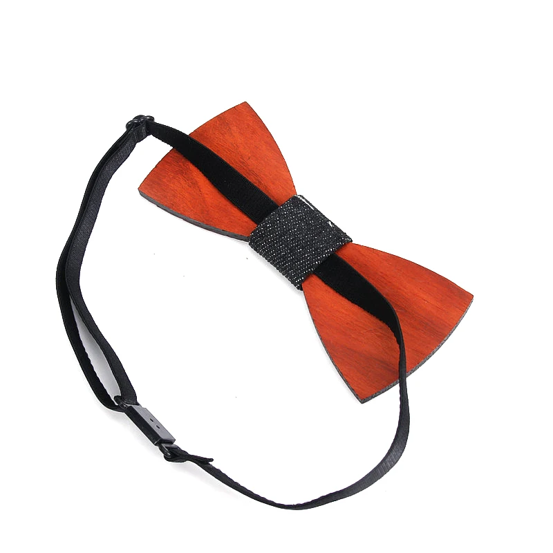 Галстук-бабочка из красного дерева для мужчин галстук-бабочка костюма жениха