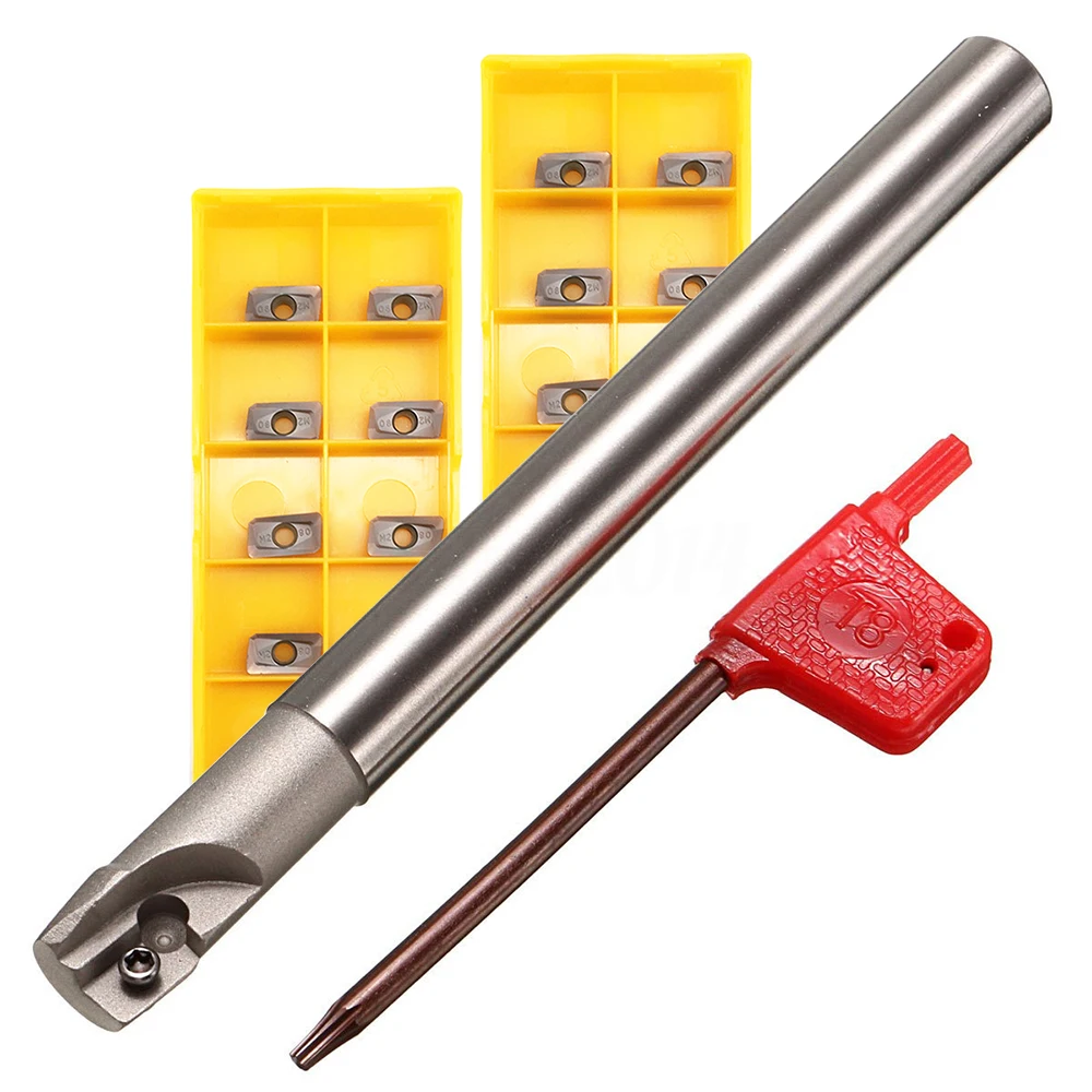 

Вставки карбидные APMT1135 M2, 10 шт., + 1 шт., BAP300R C10-10, C12-12, для фрезерного станка, держатель инструмента для токарного станка