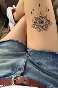 Переводная имитация татуировки мандала, Ловец снов Водонепроницаемая Временные татуировки флеш-тату для девочек, женщин, мужчин