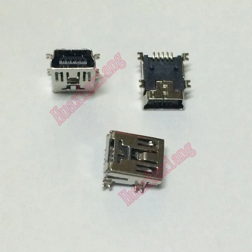 

Мини-usb гнездовой разъем, 5-контактный разъем SMT, 100 шт./лот