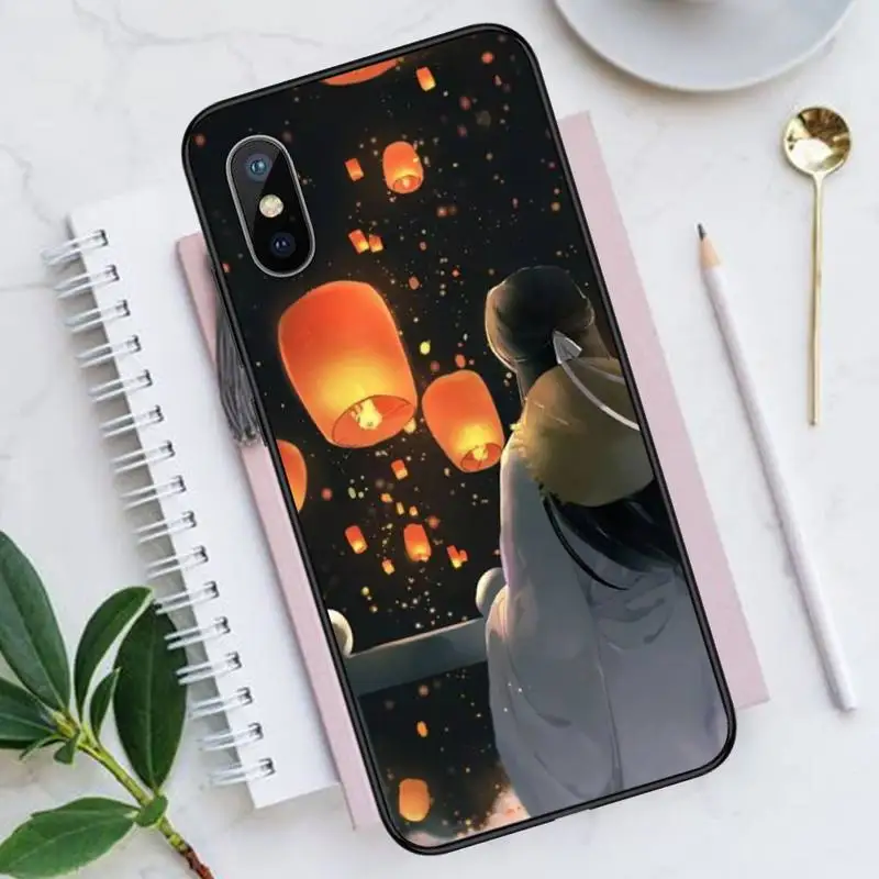 

Chinese style anime Tian Guan Ci Fu Phone Case for iPhone 11 12 pro XS MAX 8 7 6 6S Plus X 5S SE 2020 XR Luxury funda coque