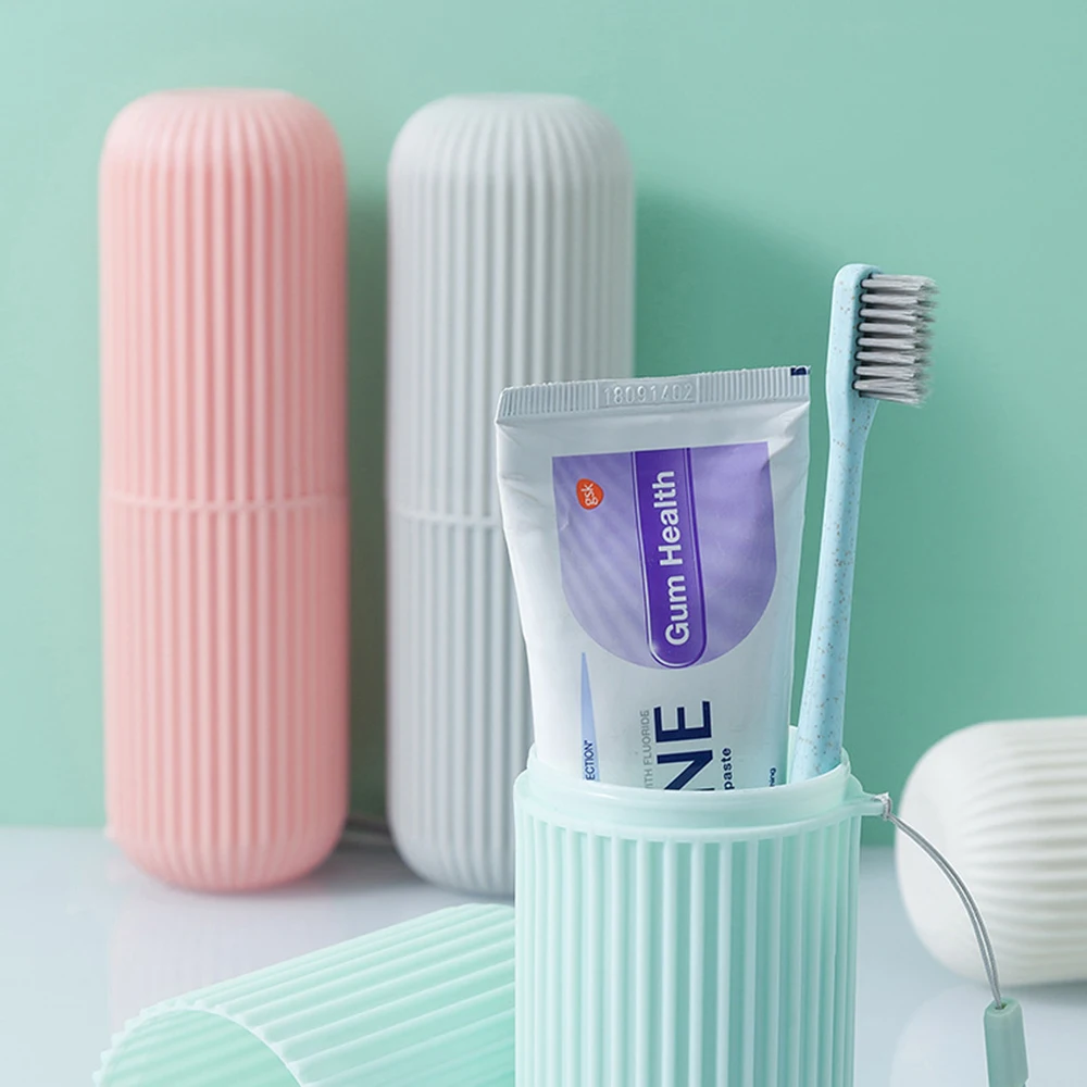 Портативный дорожный набор для хранения зубных щеток коробка чашек домашний