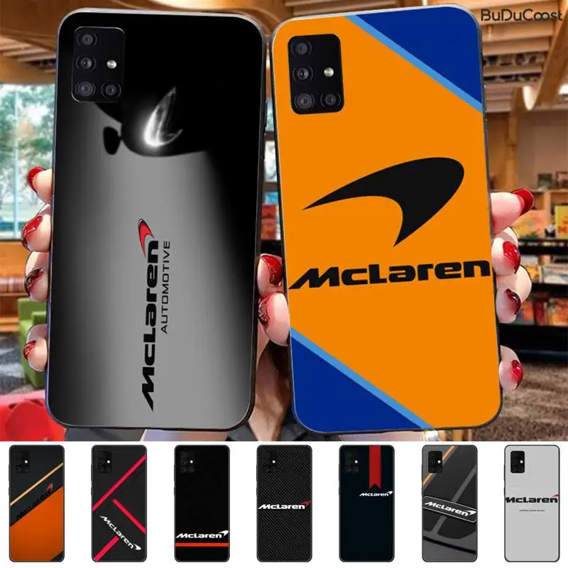 

racing Mclaren Logo Phone Case For Samsung Galaxy A70 A50 A30 A10