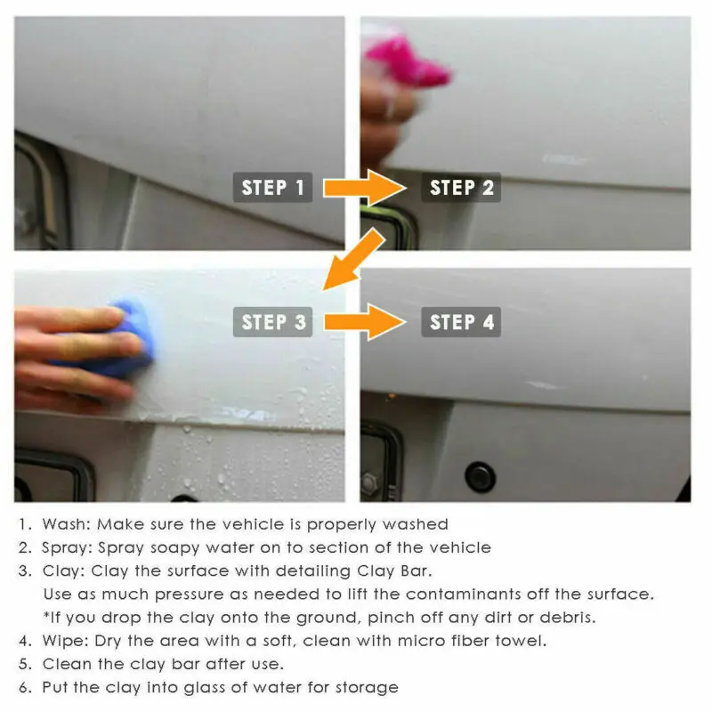 3M 200g Clay Detailing Magic Truck Cleaning Sludge Auto Bar Car Wash Mud Cleaner Kits | Дом и сад