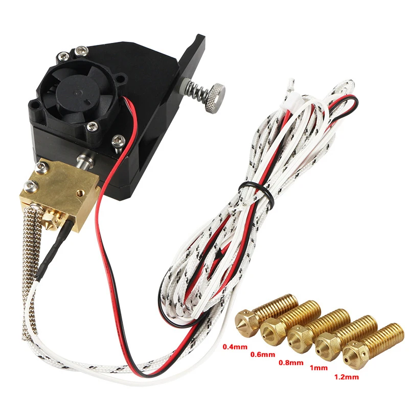 Двухшестеренный металлический штрангпресс BMG двухприводной экструдер Bowden для Mk8