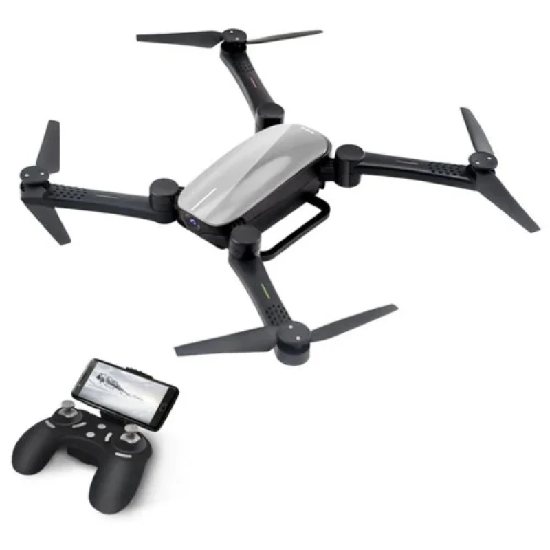 Складной Дрон с камерой для аэрофотосъемки и светодиодной подсветкой 15 минут