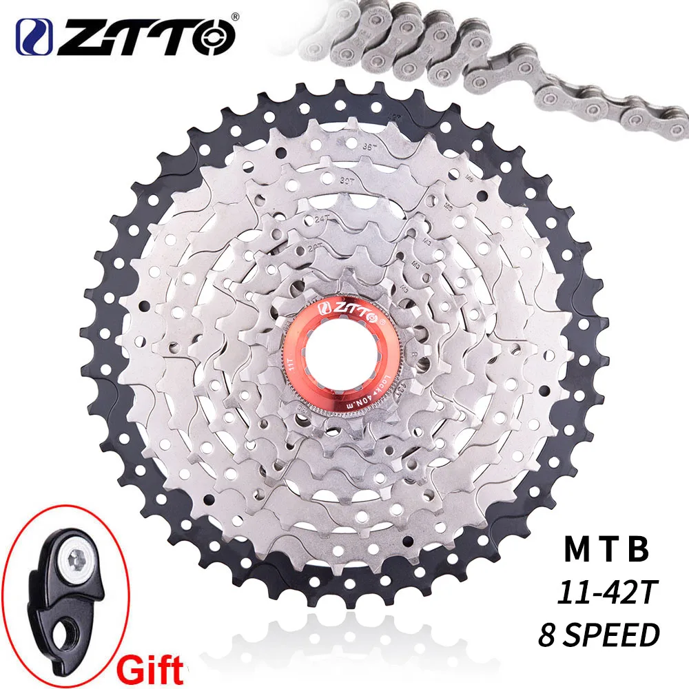 

ZTTO Mtb 8-скоростной 11-42T велосипедный маховик, стальной 8-скоростной маховик, детали M310 Tx35 K7 X4, кассета для горного велосипеда, самолетающая