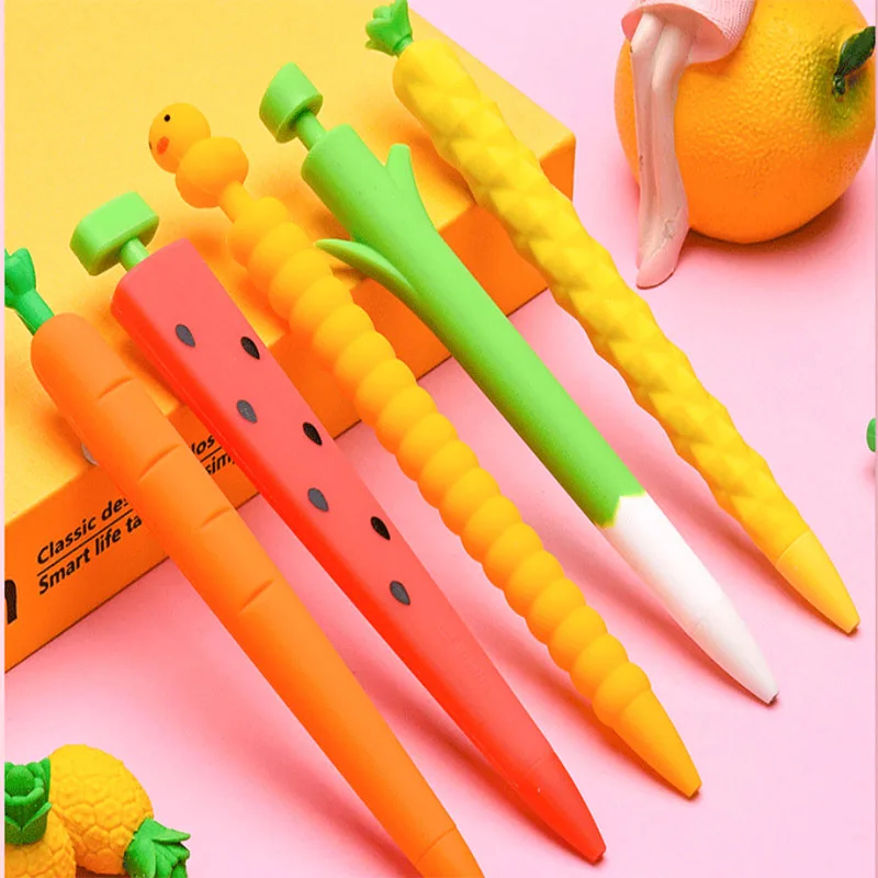 Автоматический карандаш для моркови 0 5 мм креативный милый супер маленький