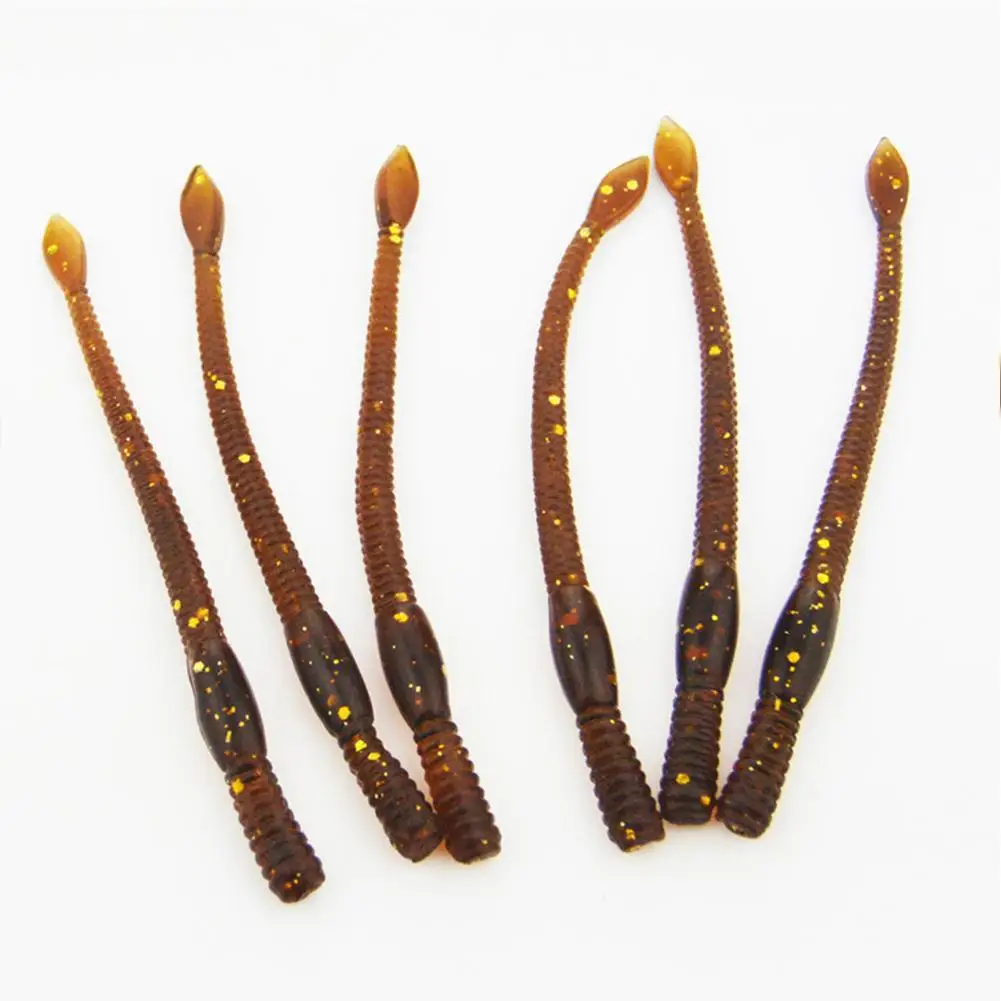 5pcs/Lot 80mm Sandworms Soft Plastic Worm Fishing Lure 60mm Saltwater Artificial Bait Catfish Carp Bass Wobblers Swimbaits | Спорт и