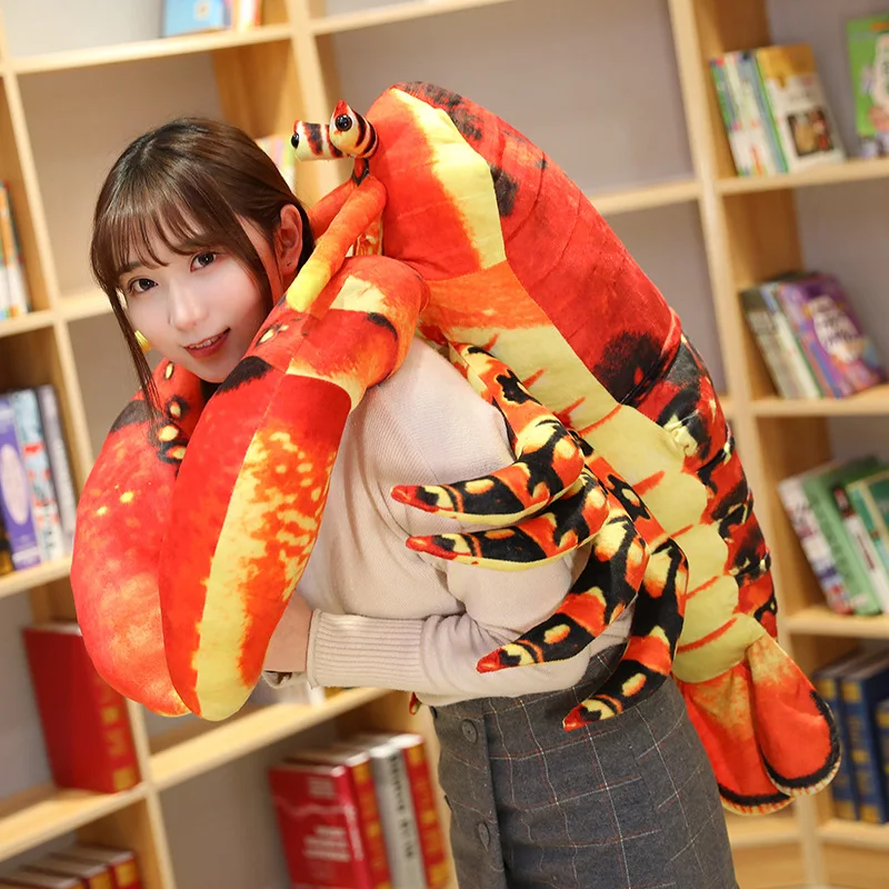 Huggable имитация Лобстер плюшевая игрушка кукла мягкая морская животная подушка