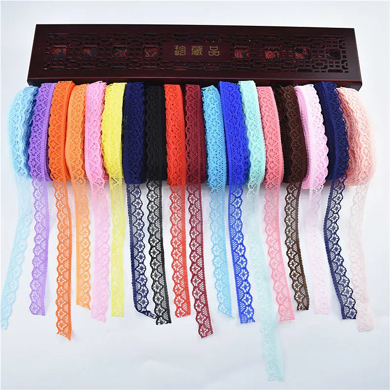 

new! african lace fabric 1.4 cm, DIY Sewing embroidery flower Handicraft accessories wedding/clothing/lace ribbon gift packaging