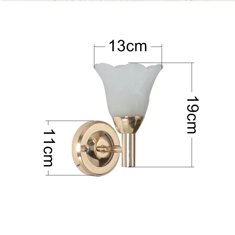 

Led E27 Wall Lights Fixtures bedroom living room light Gold or Sliver Modern style Wall Lights