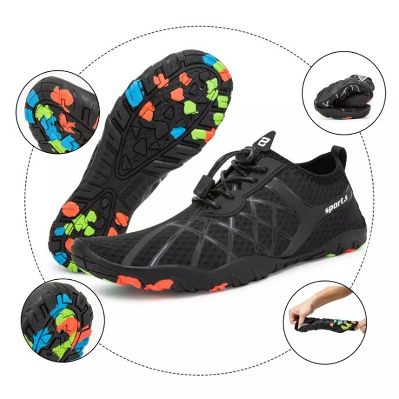 Мужские дышащие кроссовки aqua shoes wo Мужская Спортивная обувь унисекс обувь для плавания