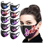 Рождественская маска для взрослых с принтом бабочки, 51025 шт., маска для защиты рта, моющаяся маска для лица с ушной петлей, модная маска для лица
