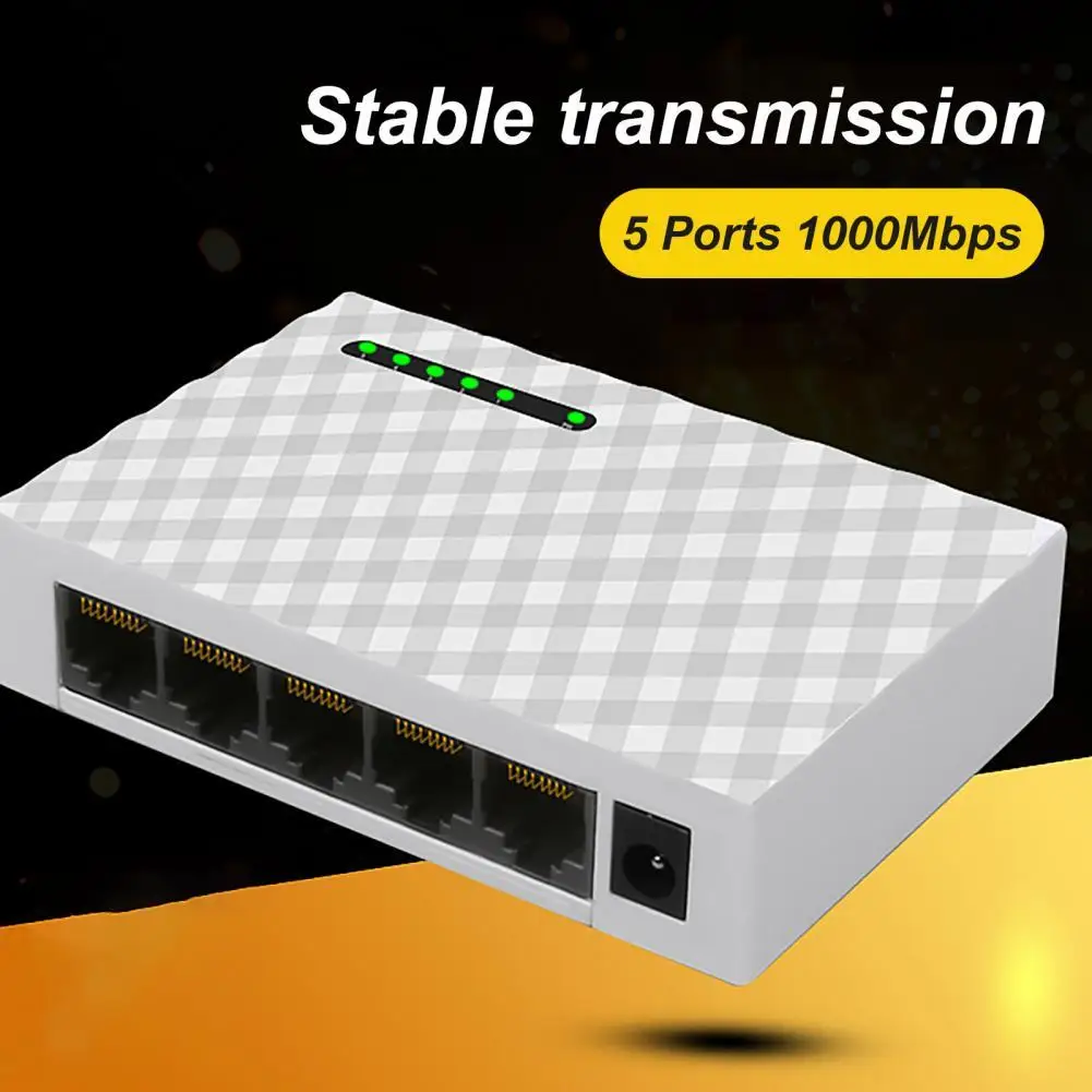5-портовый коммутатор Ethernet со стабильным выходом 10/100 Мбит/с разветвитель RJ45