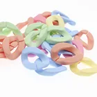CHONGAI 20 шт акриловый ластик цветные звенья цепи DIY очаровательные аксессуары для Сумки Украшение для ювелирных изделий цепочка для очков 29,5 мм