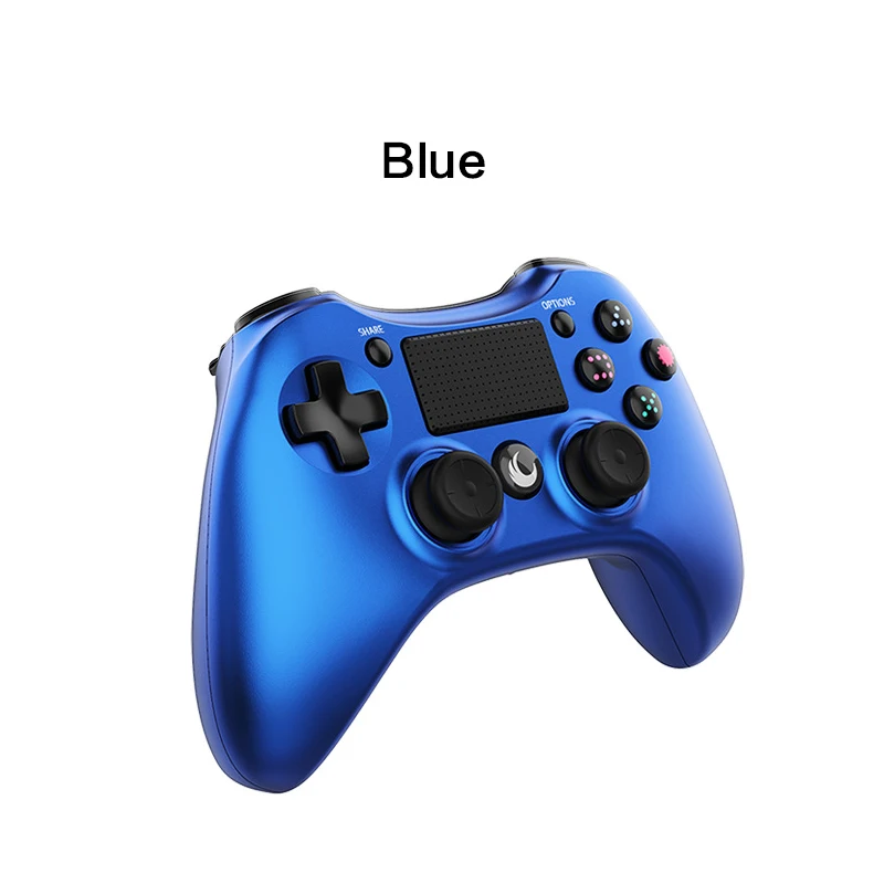 Синий Беспроводной игровой контроллер для PS4 контроллер Bluetooth беспроводной джойстик для playstadi4 Dualshock PC Windows PS3 Android tv Box - Цвет: Синий