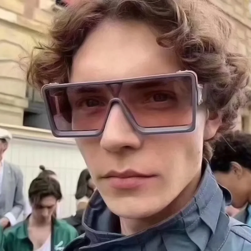 

New Fashion Oversized Sunglasses Luxury Brand Designer Vintage Men Square Sun Glasses Women Shades UV400 Eyewear Oculos De Sol