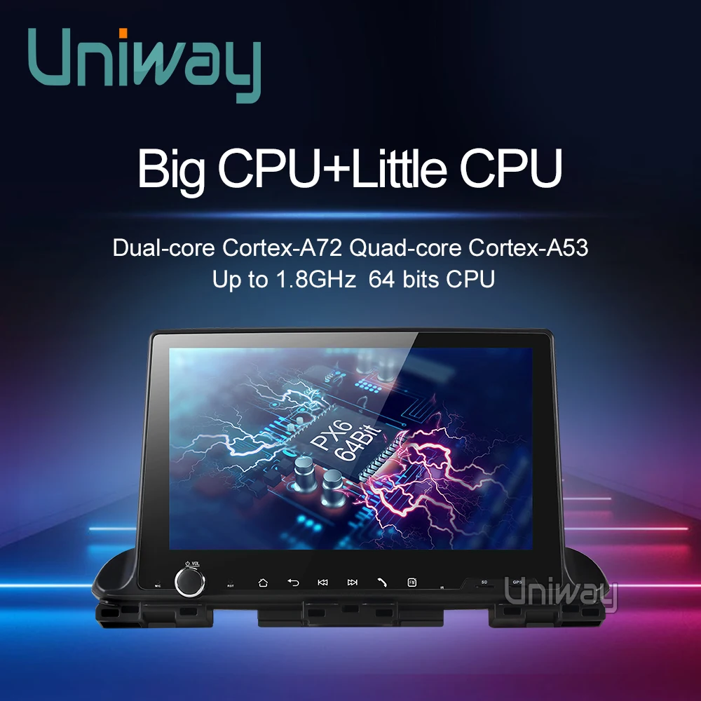 Автомобильный dvd плеер Uniway PX6 android 9 0 для Kia CERATO K3 2018 2019 видео радио gps навигация с