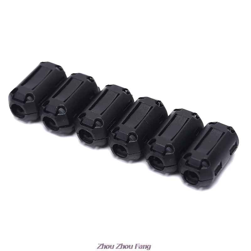 

6PCS New Hot Clip On EMI RFI Noise Ferrite Core Filter For 7mm Cable N3