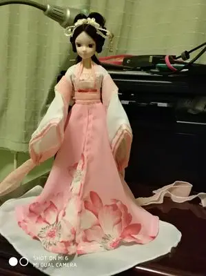 Bybrana 1/6 костюм в китайском стиле BJD аксессуары для кукольной одежды