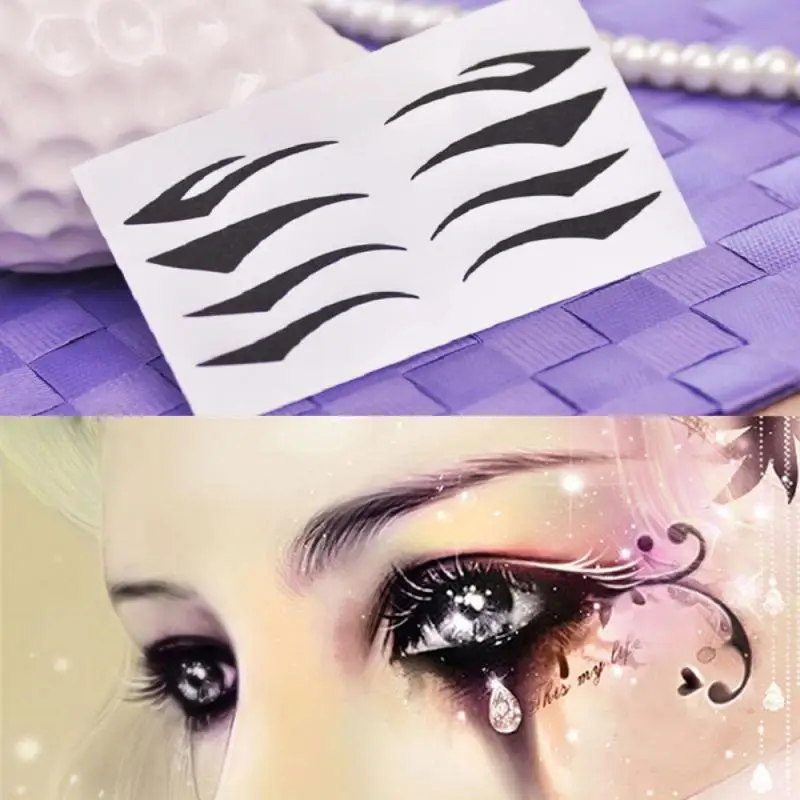 

40 пар, наклейки для макияжа глаз «кошачий глаз»