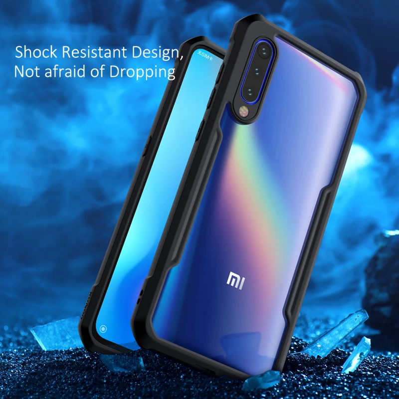 XUNDD подушка безопасности противоударный чехол для Xiaomi Mi9 полный защитный чехол прозрачный PC задняя крышка для Xiaomi Mi9 Pro Чехол Coque