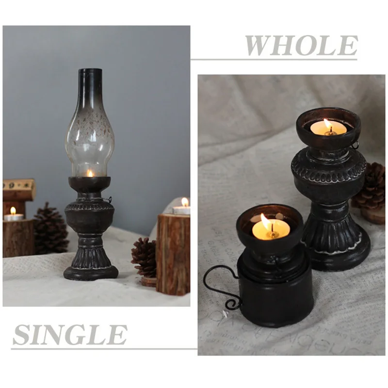 Креативное ремесло из ностальгической смолы керосиновая лампа украшение