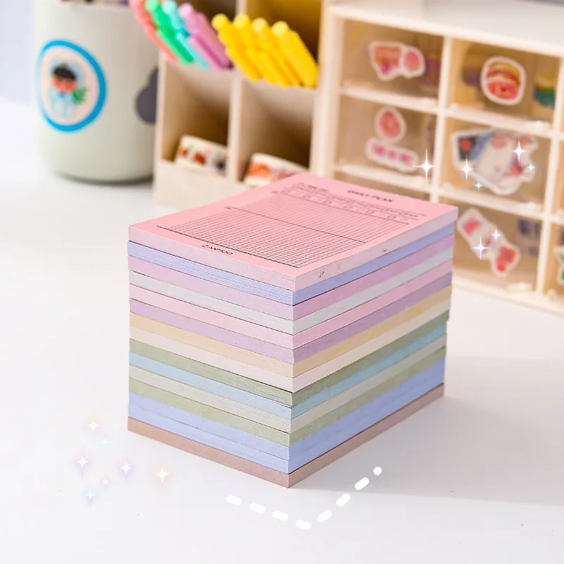 Блокнот для записей не липкий простой план учеников ежедневный блокнот