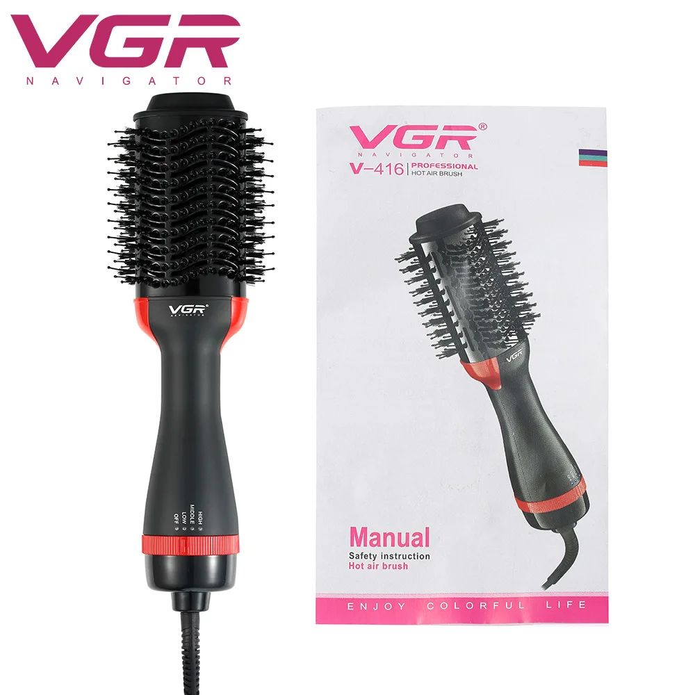 

Hot selling 4 in 1 high power hot air comb manufacturers direct multifunctional negative ion roll straight hair comb