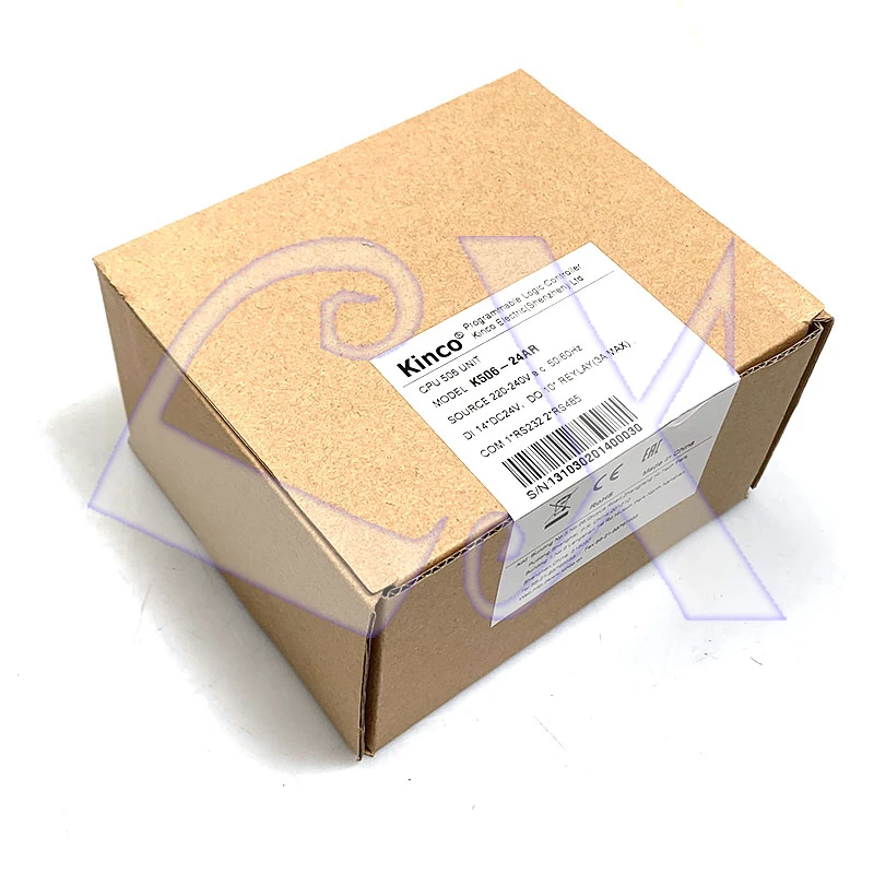 

Kinco PLC K506-24AR CPU module 24-point I/O including 14DI 10DO relay output RS232, RS485 communication