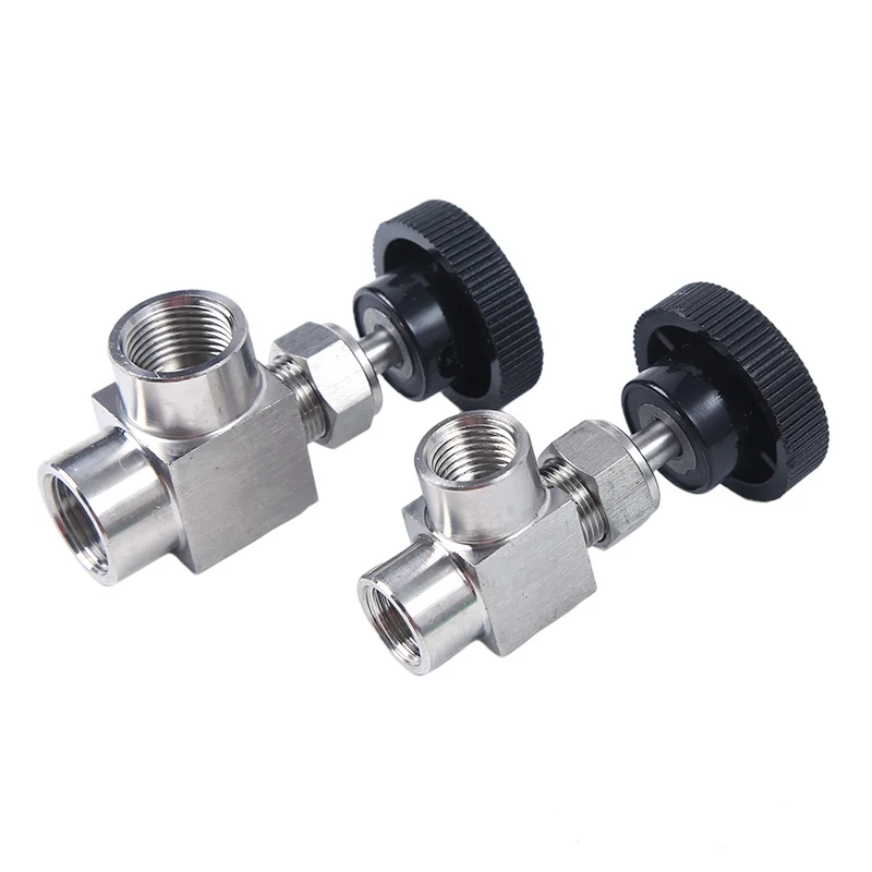 

Регулируемый игольчатый клапан с внутренней резьбой BSP, 1/8 дюйма, 1/4 дюйма, 3/8 дюйма, 1/2 дюйма, 304 дюйма, нержавеющая сталь,