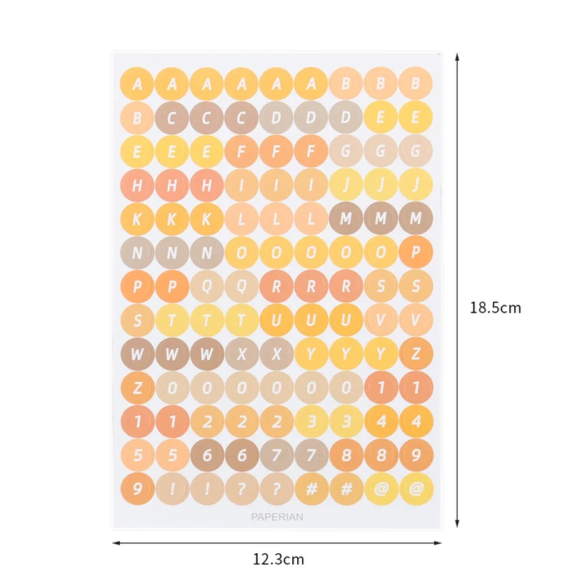 Ins Цвет алфавит цифровая милая девушка наклейка сделай сам скрапбукинг happy planner