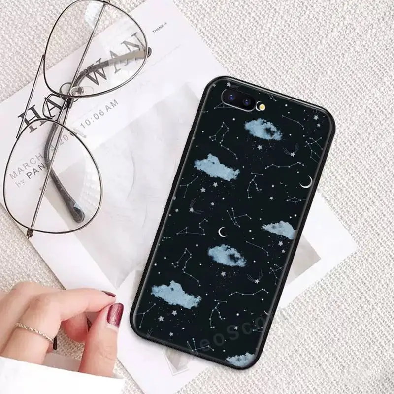

constellations painting art Phone Case For OPPO R9 R11 R15 R17 RENO Realme S PLUS Normal 2z 3 5 C2 pro