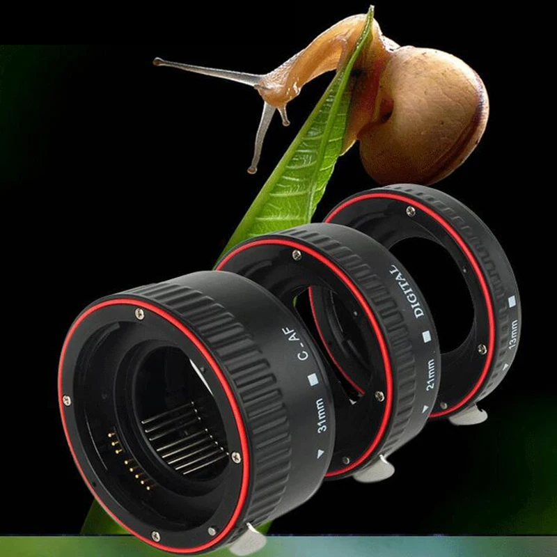 Макроудлинительное кольцо с автофокусом AF для объектива Canon EOS EF-S 750D 80D 7D T6s