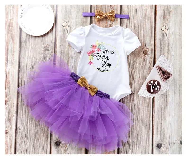

First Father's Day Family Clothing 2022 Boho Baby Clothes Baby Girl Big Sister Little Sister Father's Day Gift From Daughter