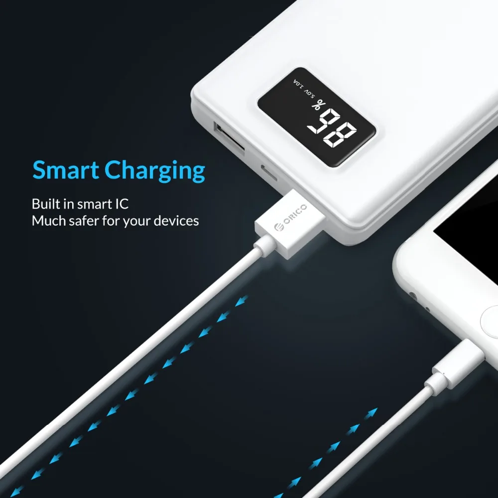 ORICO USB кабель для iPhone Lighting to зарядки синхронизации 6 7 8 1 м передачи данных |