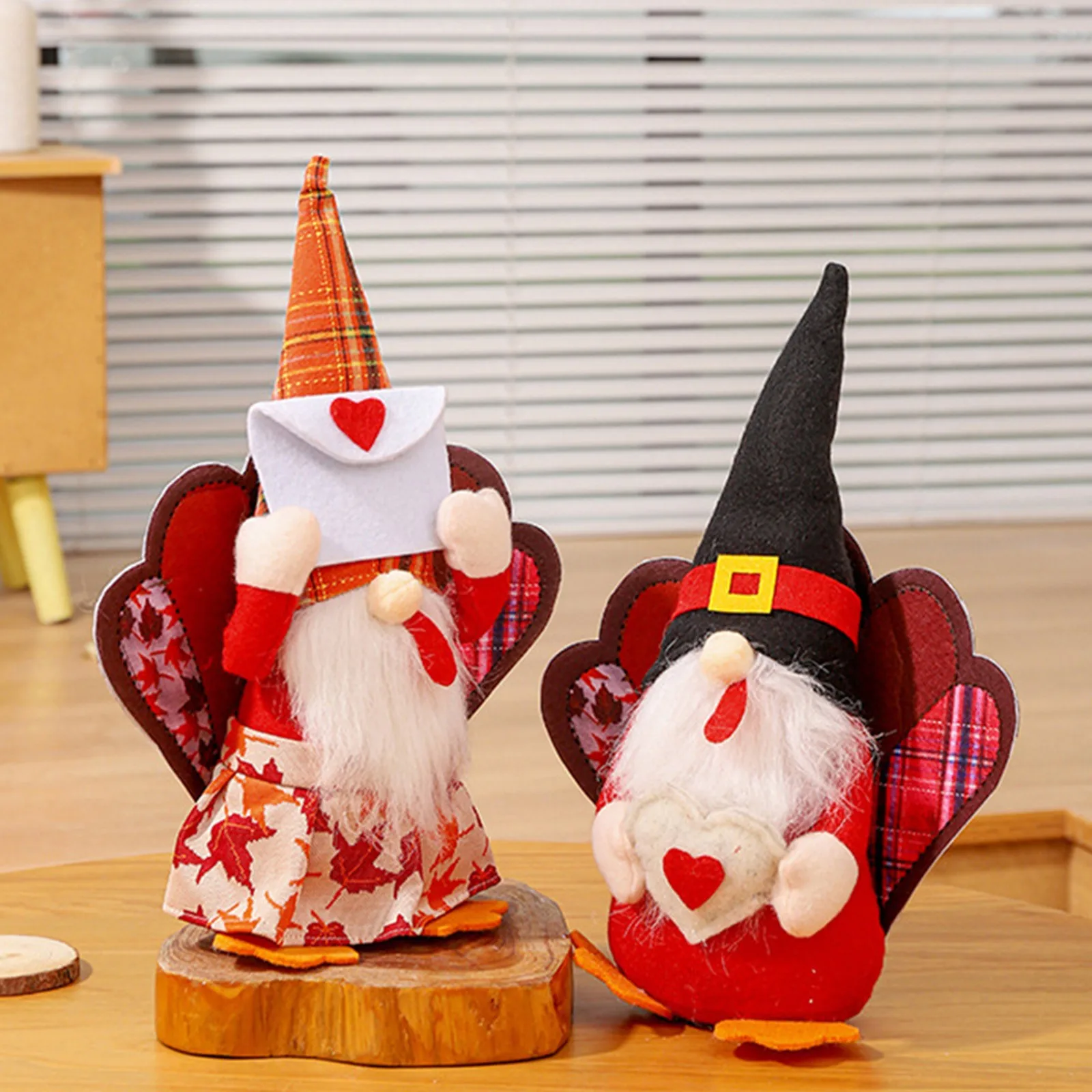 

Thanksgiving Gnome Faceless Plush Doll Autumn Handmade Swedish Gnome Thanksgiving Day Harvest Gift Table Ornament Decorations