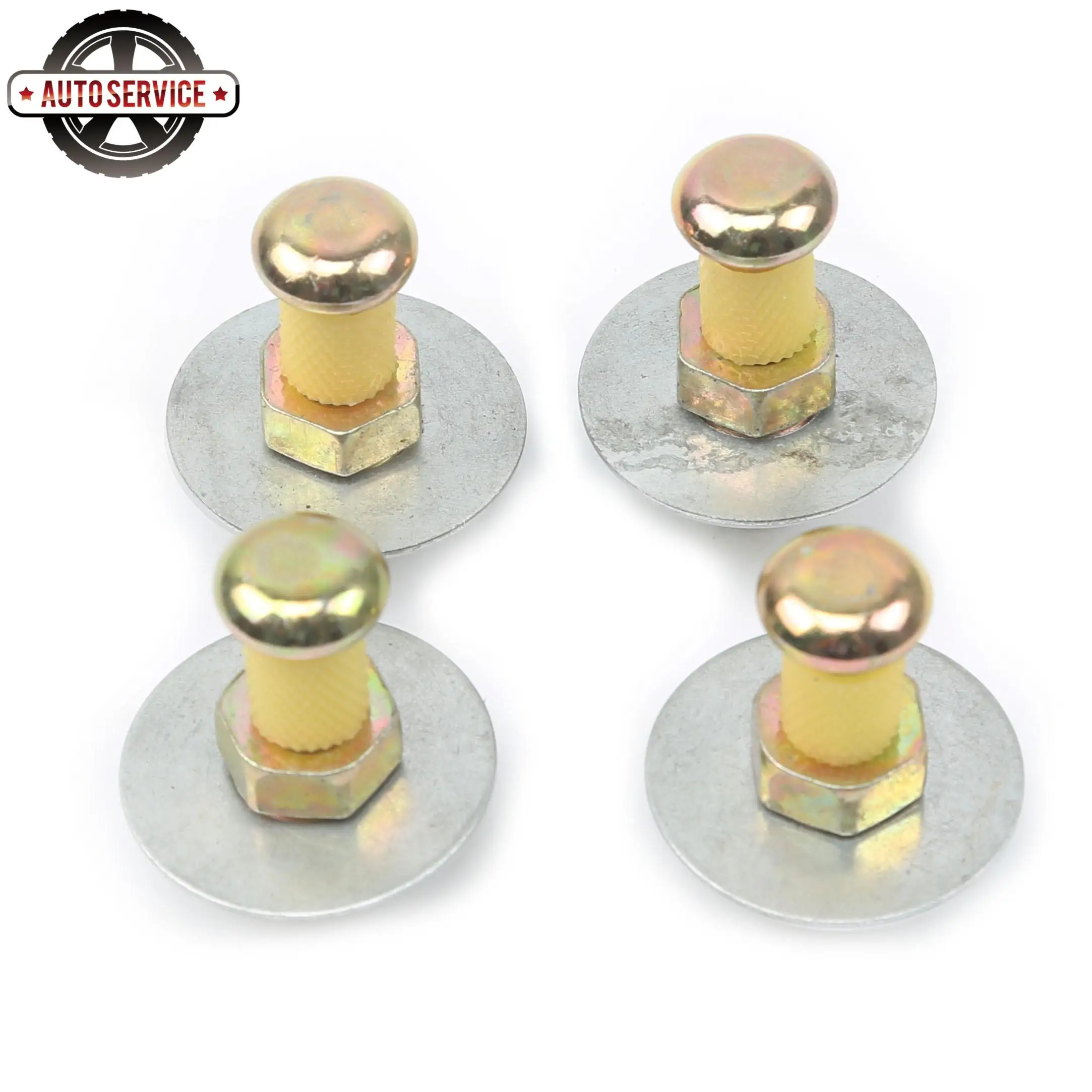 

4Pcs Door Lock Striker Pins Bolts Gaskets 357 837 034 For VW Scirocco Jetta Golf MK2 Passat B3 B4 AUDI A100 A200 305 837 035 3