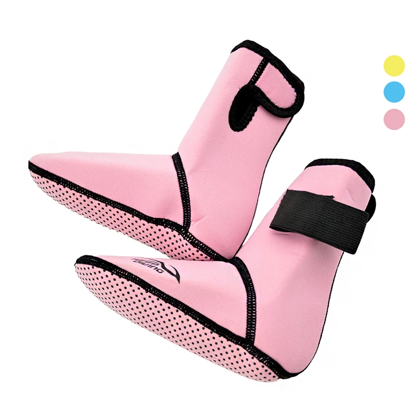 Ботинки детские для серфинга неопреновые акваботинки девочек и мальчиков