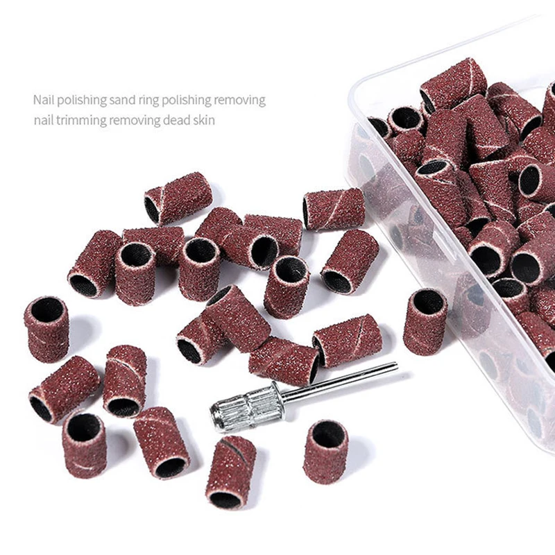 100Pcs /75 шт. шлифовальные ленты для ногтей гель снятия дрель машины УФ полировки