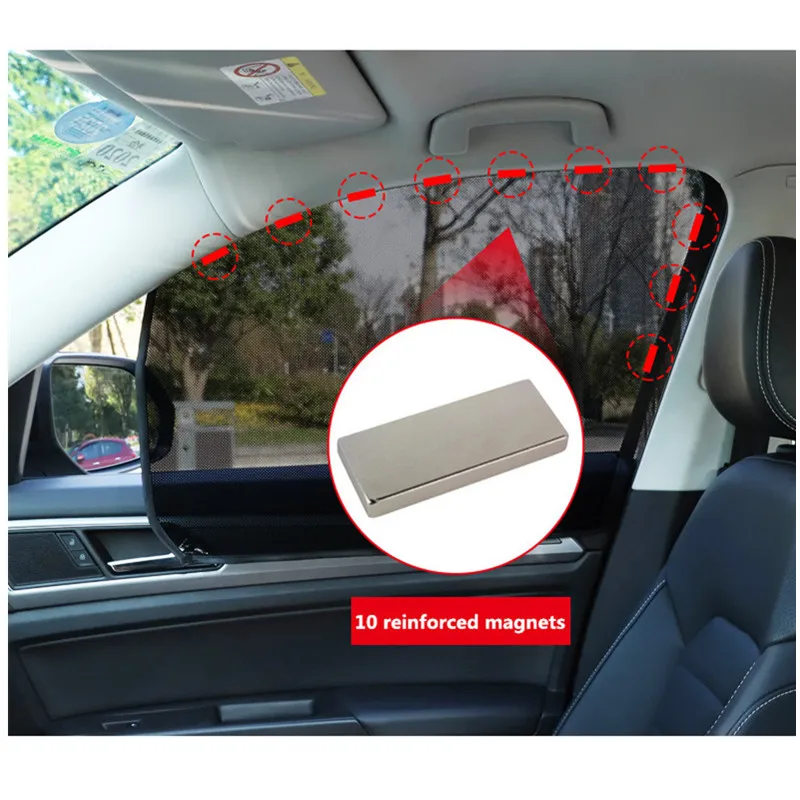 Магнитная Автомобильная Солнцезащитная УФ защита автомобильная шторка для окна
